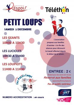Affiche telethon 2023 petits loups maj