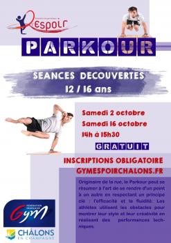 Tract parkour seances decouvertes version aout 2021